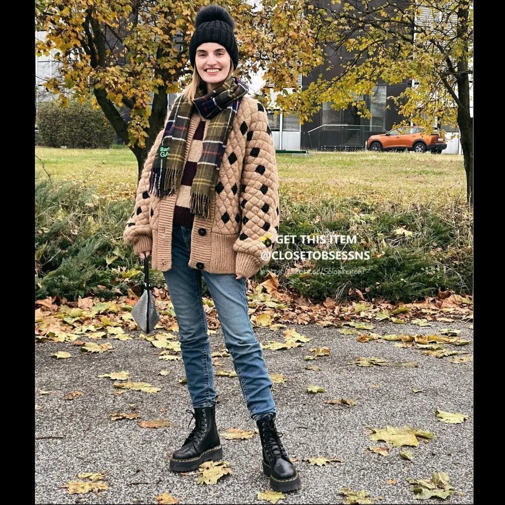 ZARA Oversized Wool-Blend Cardigan - Picture 17 of 17